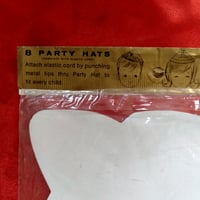 Image 4 of Paper Art - Kitty Cat Party Hats - package of 8 (1960s) 