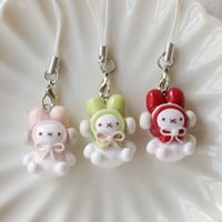 Image 2 of colourful headphone miffy charms