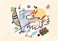 "Groundskeeper Wassillie Kandinsky" A5 Print