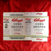 Image 1 of Kelloggs Corn Krispies (1933) - complete cereal box - NOS