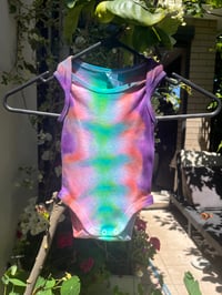 Image 1 of Ice dyed baby onesie size 0-3 months 