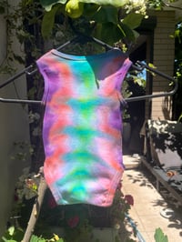 Image 2 of Ice dyed baby onesie size 0-3 months 