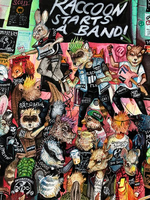 Image of 'Raccoon starts a band' cover art