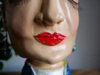Image 2 of Frida inspired plan pot Iridescent Turquoise & Pearl