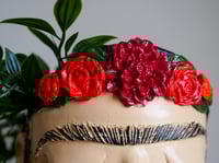 Image 5 of Frida inspired plant pot Forest Green and Gold