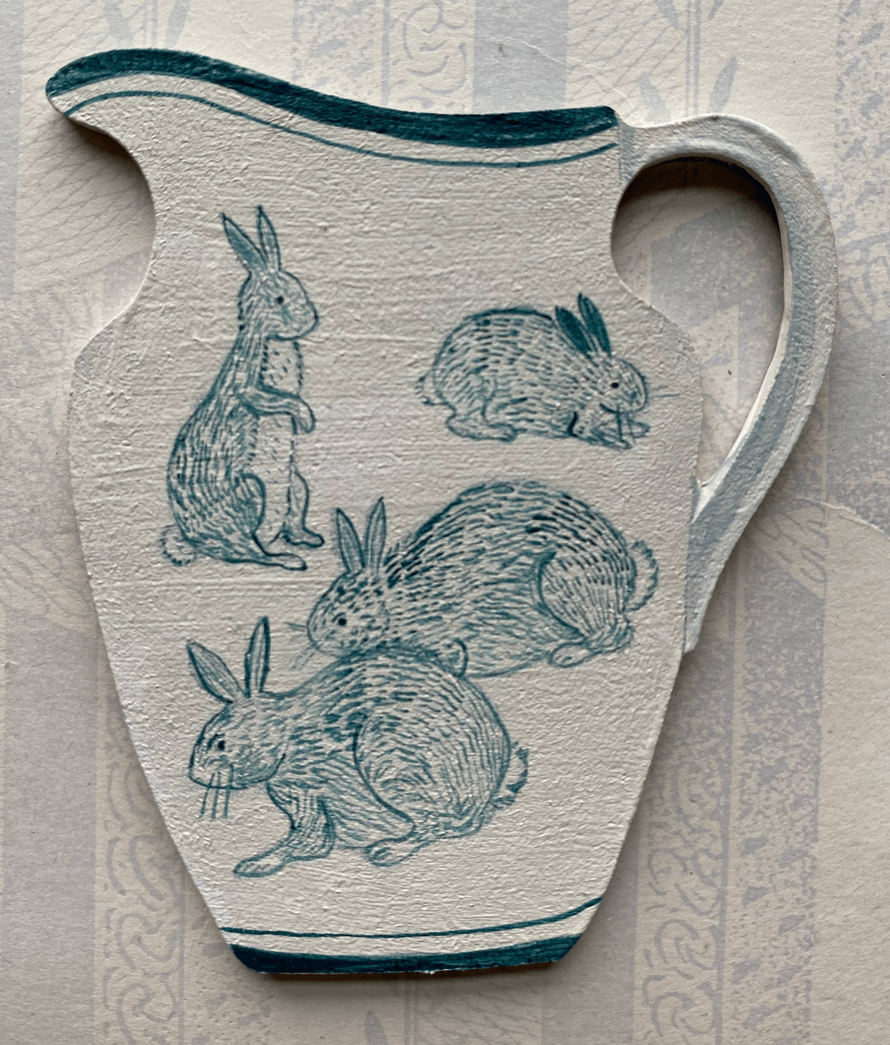 Image of Tiny jug decoration rabbits