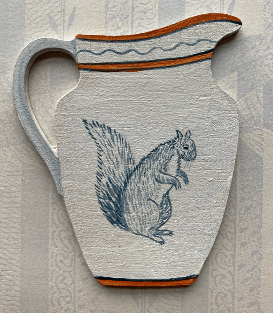 Image of Tiny jug decoration squirrel