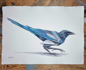 Image of "Magpie" original watercolour study