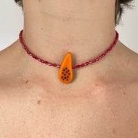 Image 1 of Papaya Minimal Necklace