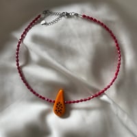 Image 2 of Papaya Minimal Necklace