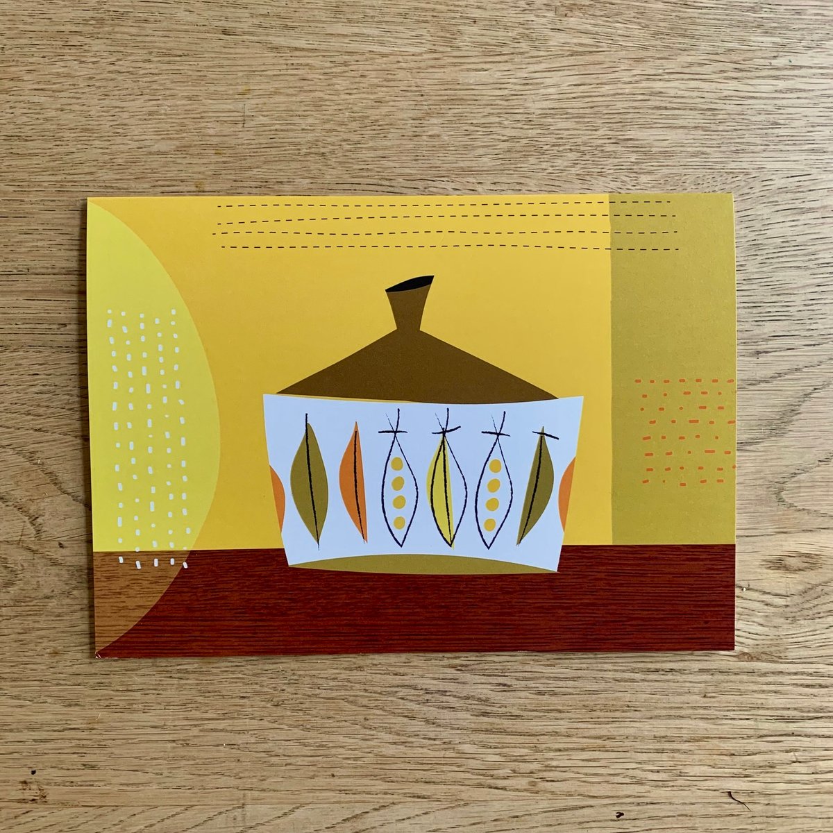 Retro Kitchen Utensils /Retro Scandi Kitchen Casserole Cards