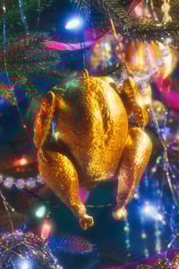 Image 4 of A turkey Christmas bauble 