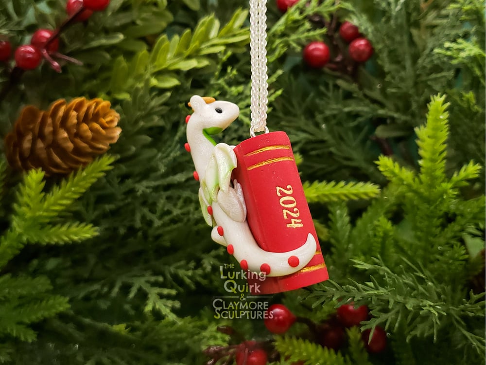 2024 Book Dragon Ornament