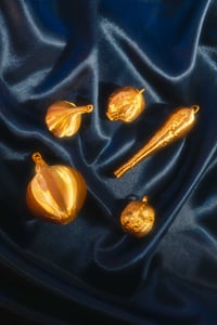 Vegetable set of Christmas baubles