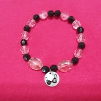 Breast Cancer Awareness Bracelet in Black