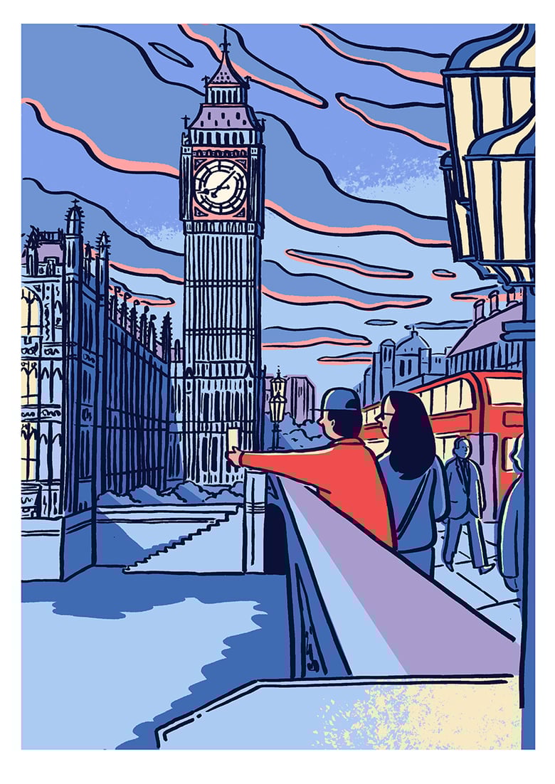 Image of London, Big Ben Giclee Print