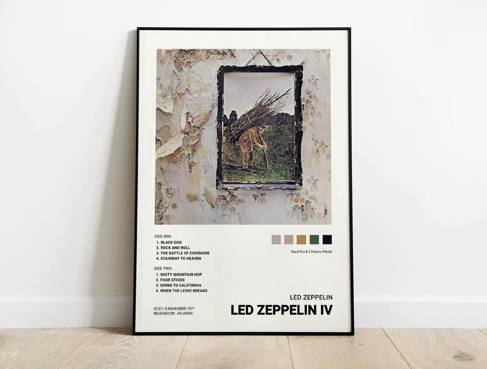 Led Zeppelin - Zeppelin IV Music Album Poster