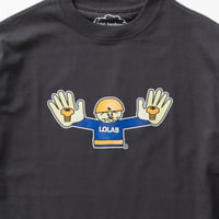 Image 2 of Bolt Hands Longsleeve Tee [CHARCOAL]