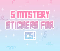 5 mystery stickers for £5 ✨