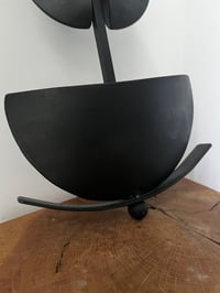 Image 2 of Hanging Candleholder in Iron & Wood, Sweden