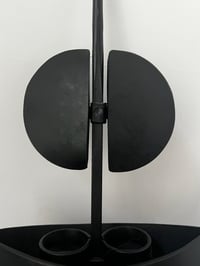 Image 3 of Hanging Candleholder in Iron & Wood, Sweden