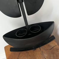 Image 4 of Hanging Candleholder in Iron & Wood, Sweden