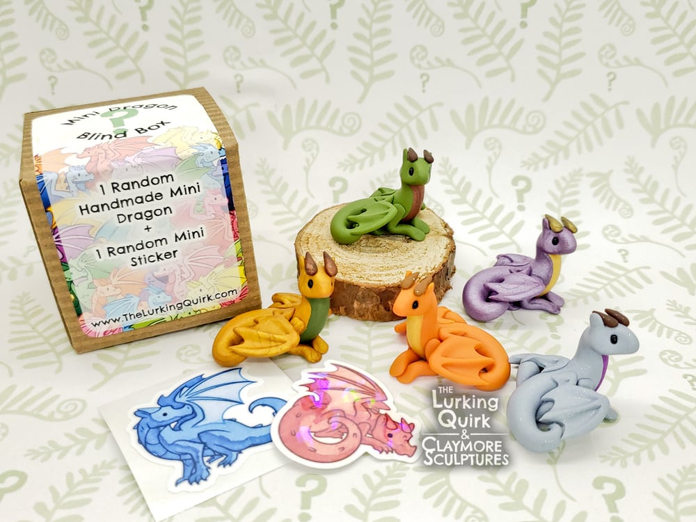 Mini Polymer Clay Dragon Blind Box