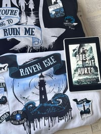 Image 5 of Officially licensed does it hurt Raven Isle white Unisex Hoodie