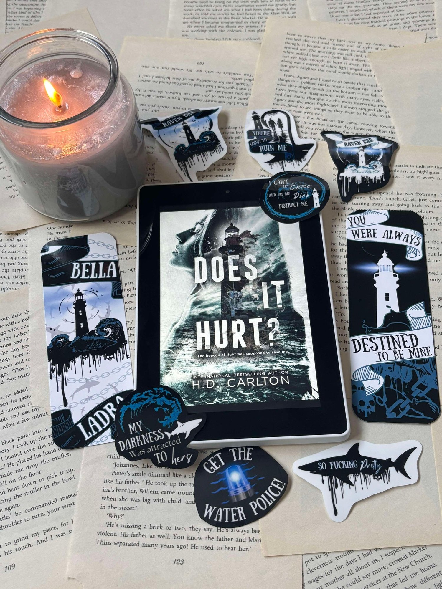 Image of Officially licensed does it hurt 7 ultimate sticker pack