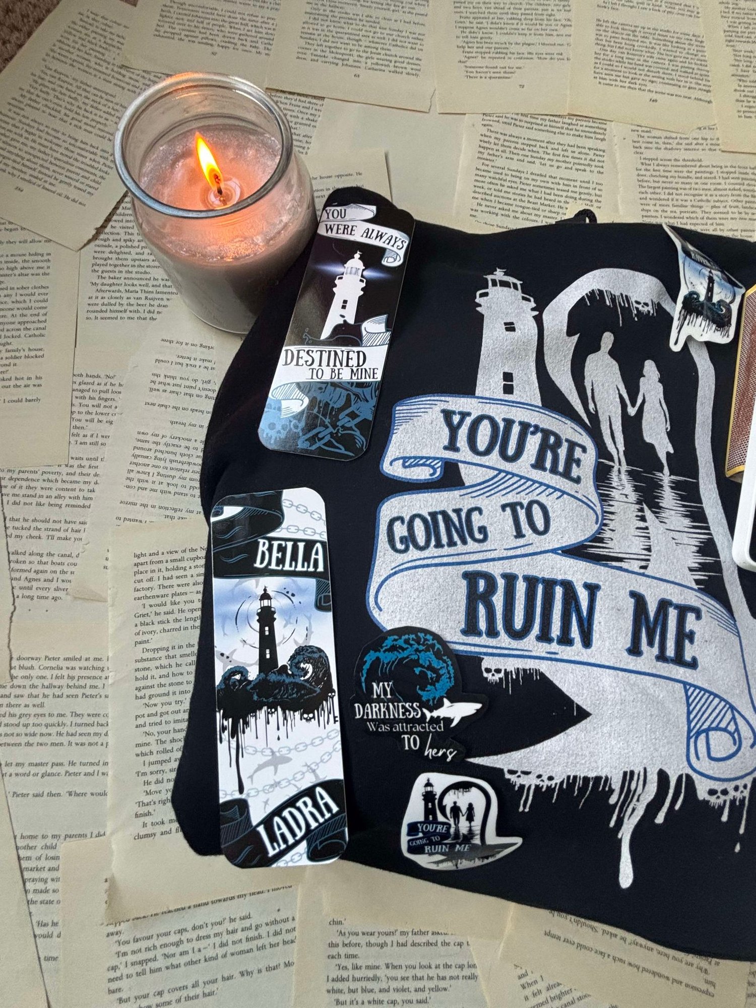 Image of Officially licensed does it hurt bookmark