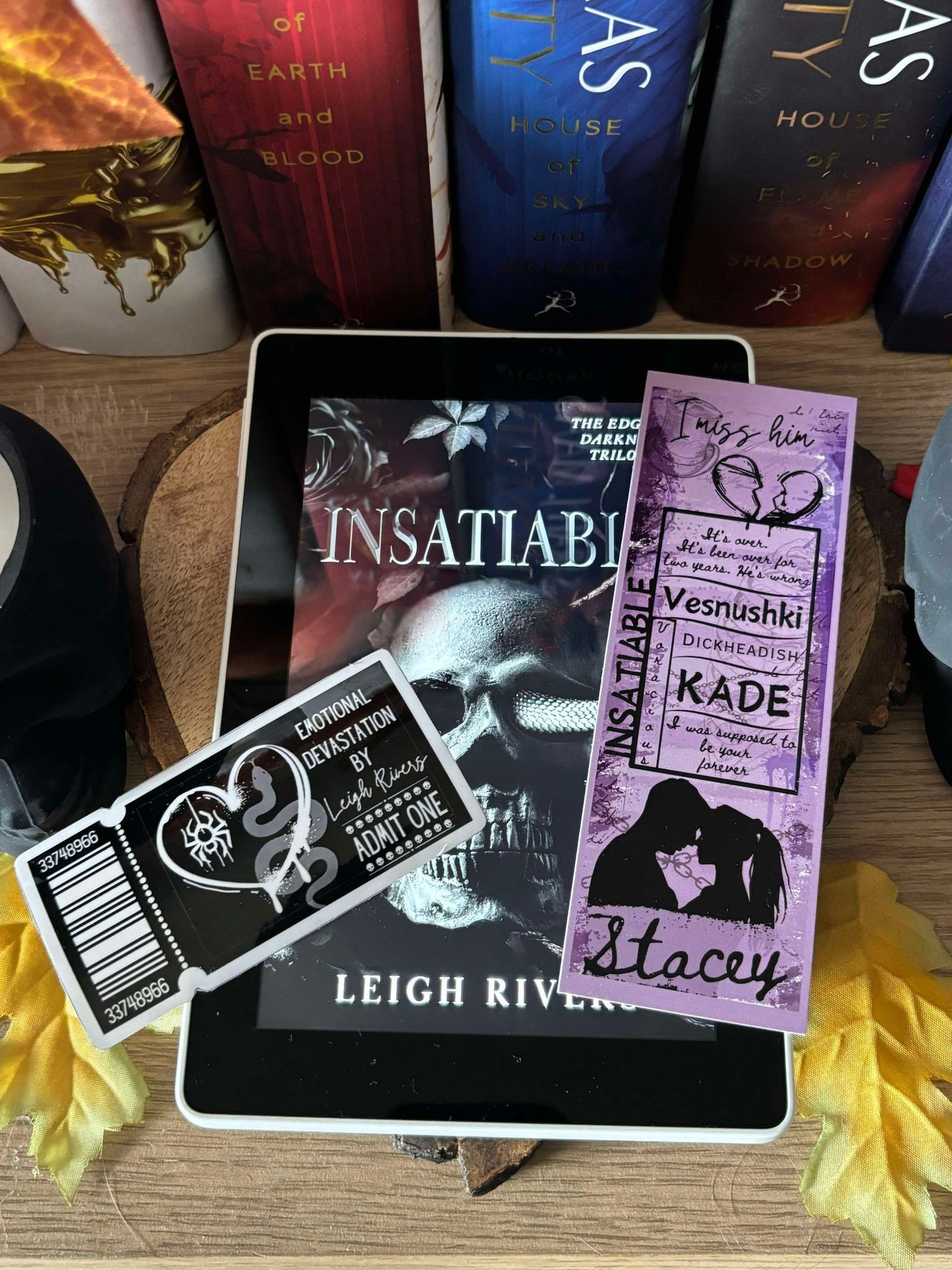 Image of Officially licensed the edge of darkness trilogy bookmarks 