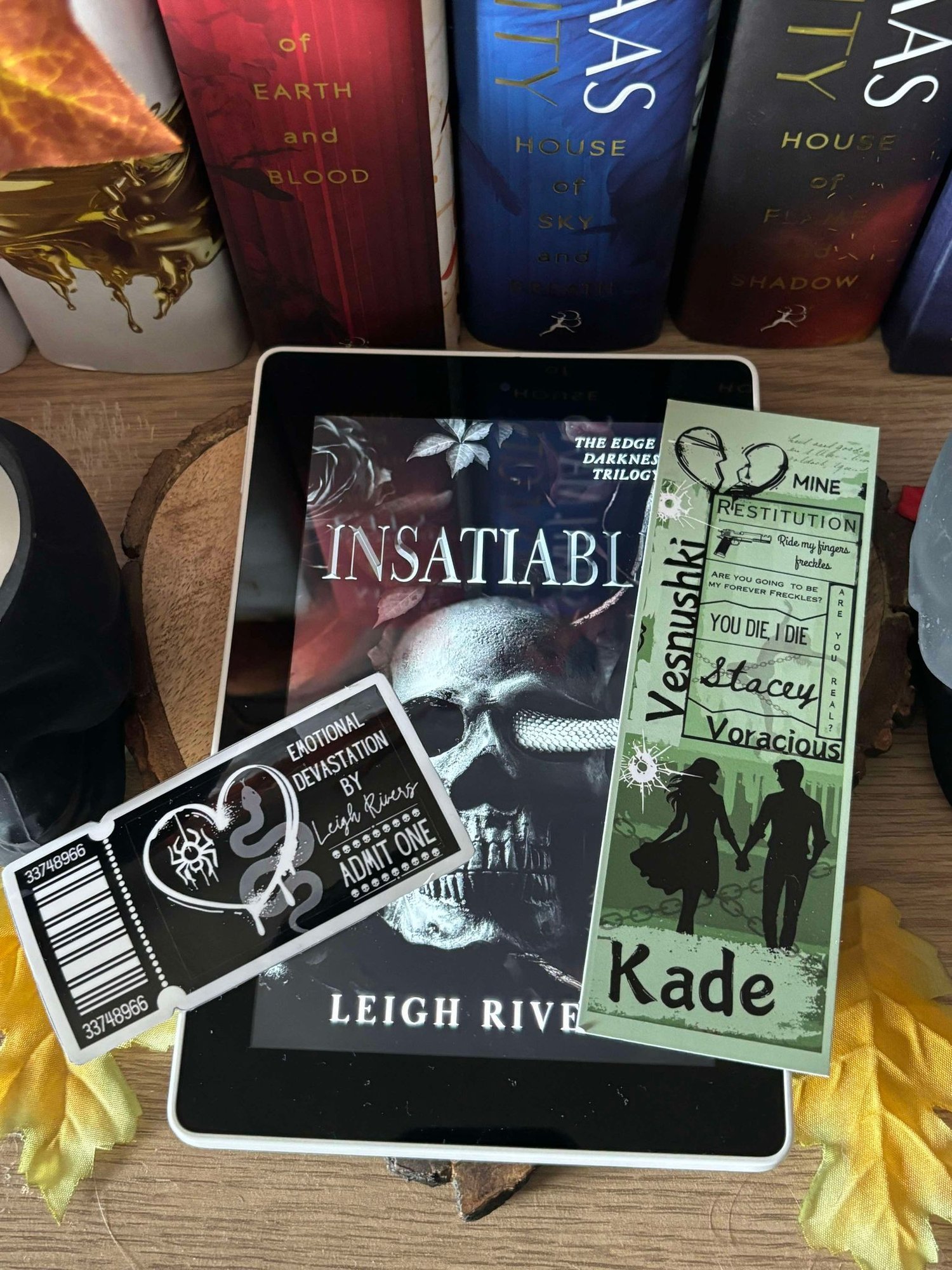 Image of Officially licensed the edge of darkness trilogy bookmarks 