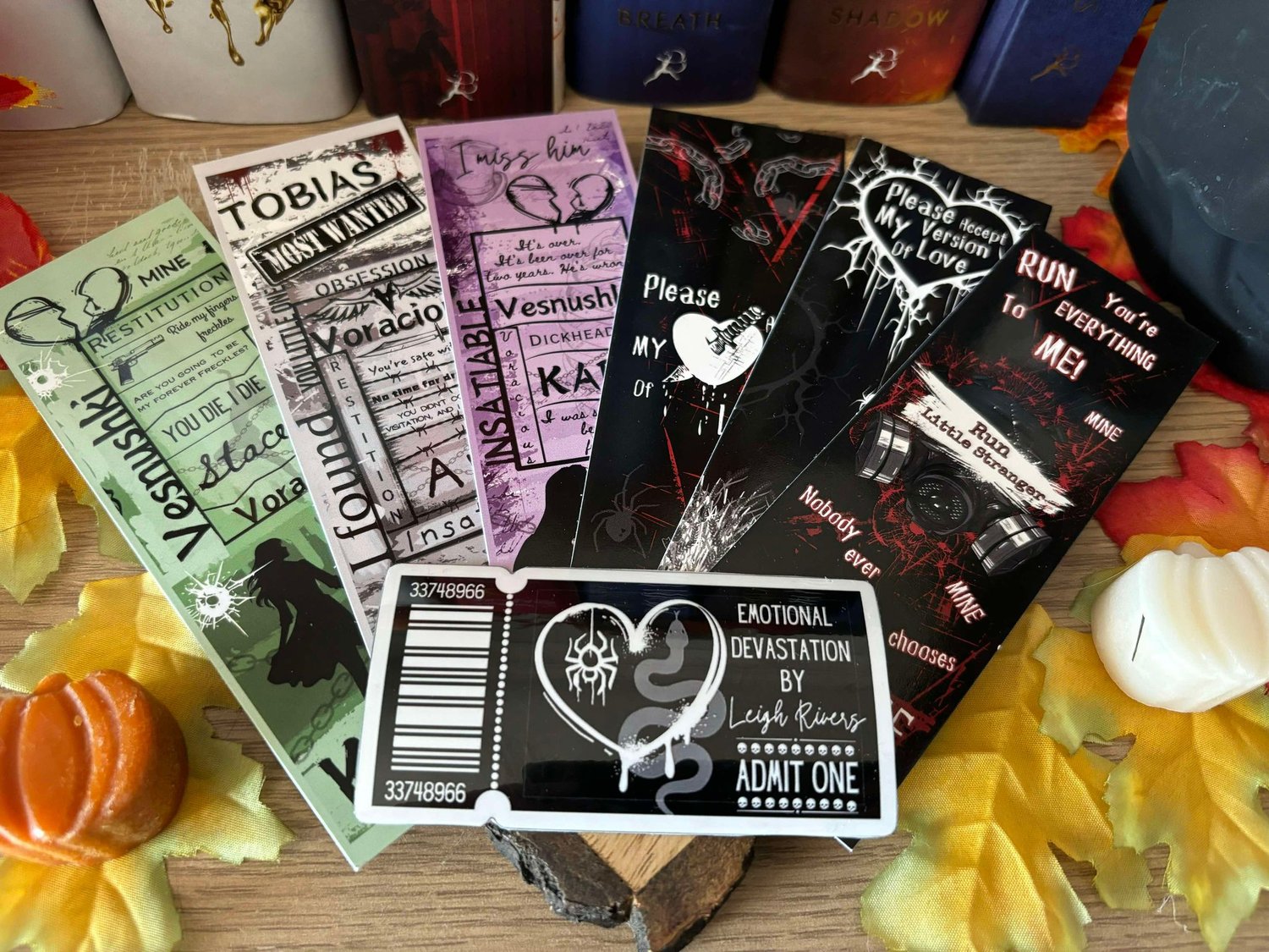 Image of Officially licensed the edge of darkness trilogy bookmarks 
