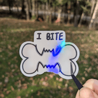 Image 4 of I Bite Sticker