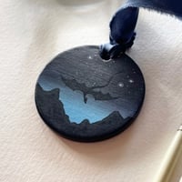 Image 3 of Twilight Flight (small), ceramic bisque ornament