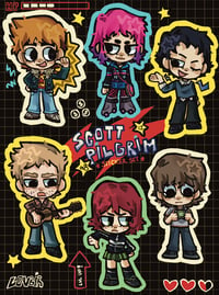 Image 3 of SCOTT PILGRIM PRINT/STICKER SET