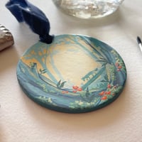 Image 3 of Just Passing Through, ceramic bisque ornament