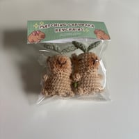 Matching Capybara Keychains