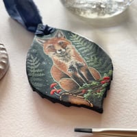 Image 3 of Guardian of the Glen, ceramic bisque ornament