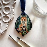 Image 1 of Guardian of the Glen, ceramic bisque ornament