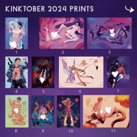 Image 2 of INDIVIDUAL PRINTS FORM KINKTOBER 2024