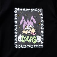 Image 2 of Skull Bunny Womens Tee [BLACK]