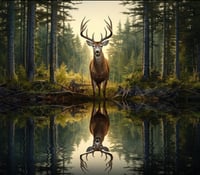 Image 1 of Buck Reflections