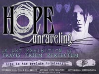 Image 3 of Limited Edition 18 x 24" Hope Unraveling Exhibition Poster [signed & limited to 25]