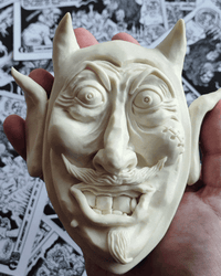 Image 1 of Devil's Head Resin Figures - Series #1
