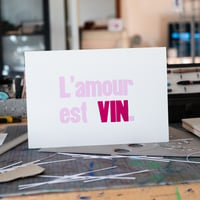 Image 1 of L'amour est VIN. - Image