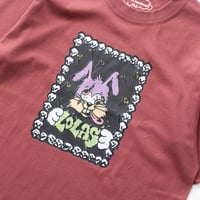 Image 2 of Skull Bunny Tee [SMOKEY RED]