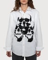 Triple Skull Button Up 