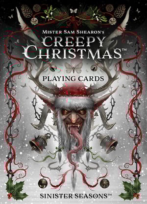 Creepy Christmas 'Regular Sized' Playing Cards.