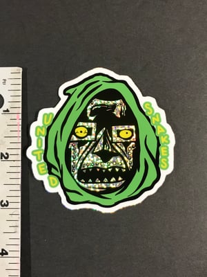 Image of DOOM GLITTER STICKER